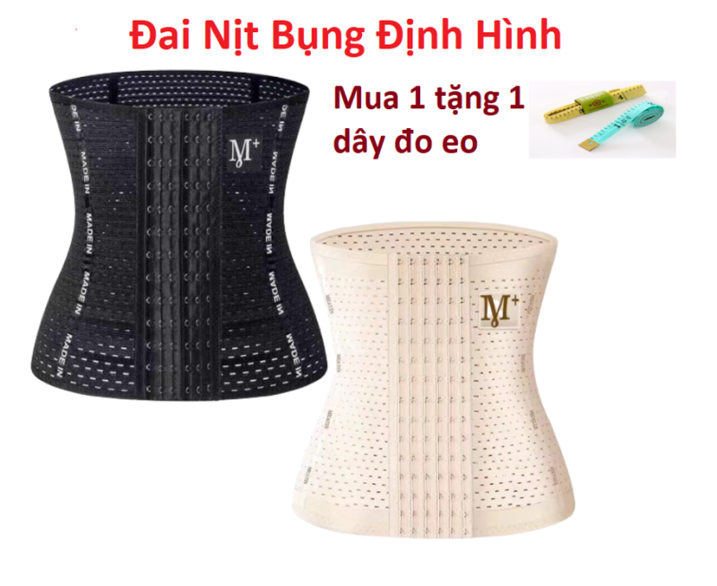 Đai Nịt Bụng Định Hình Mẫu Mới 6 Nấc Cài - 4 Thanh Chống Cuộn - Chiều Cao Gen 25cm - Chất Gen Mềm Co Giãn Tốt - Gen Bụng Tạo Vòng Eo Thon - Đai Nịch Bụng Thông Hơi Giảm Eo, Giảm Mỡ Sau Sinh