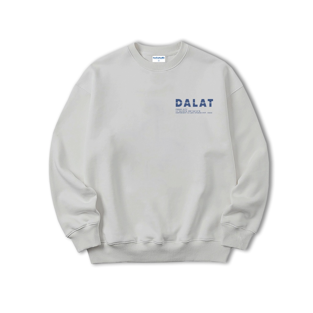 Áo sweater LAVI - DALAT nỉ chân cua