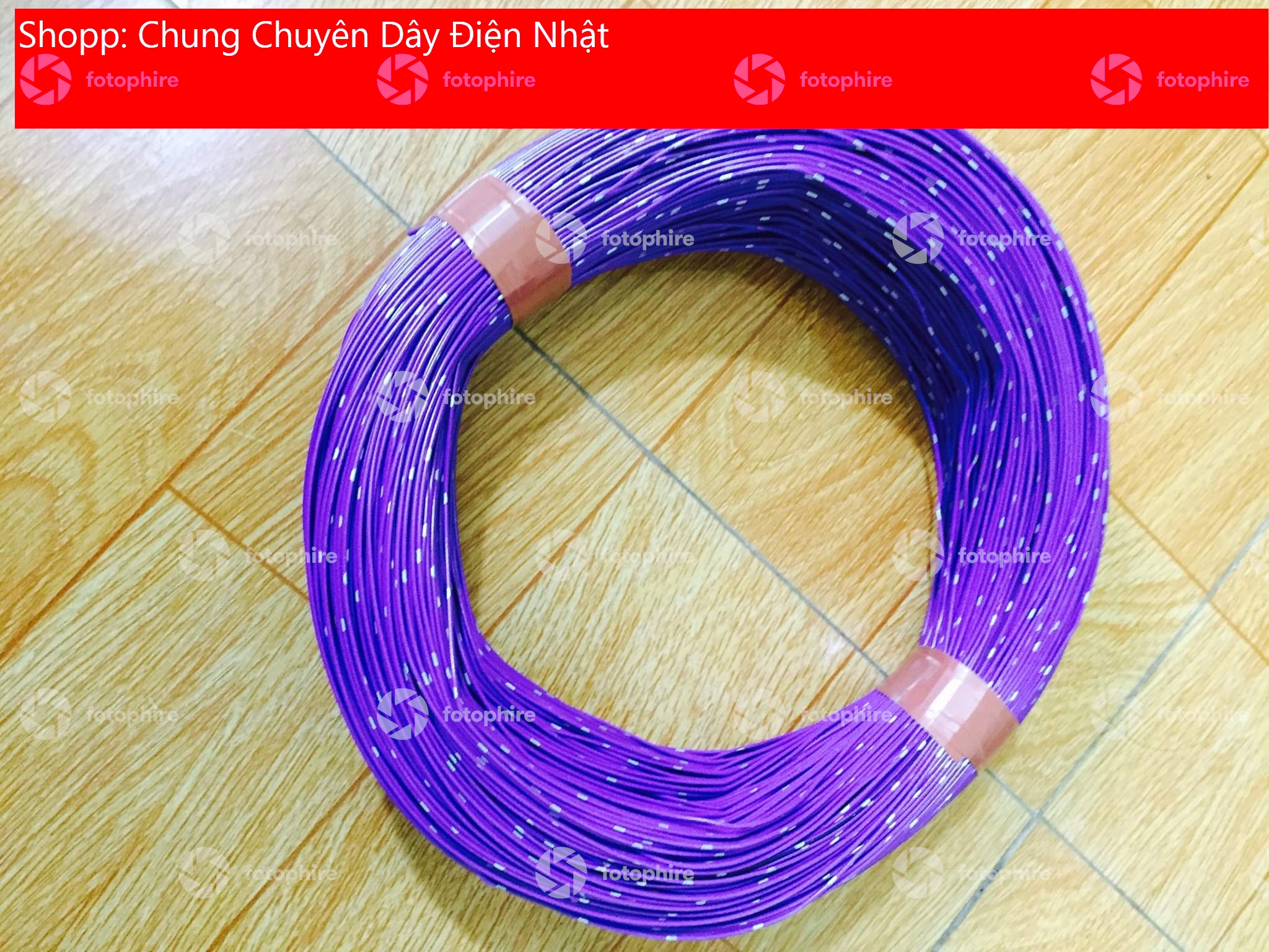 Dây điện nhật 0,3mm 100m xanh da trời