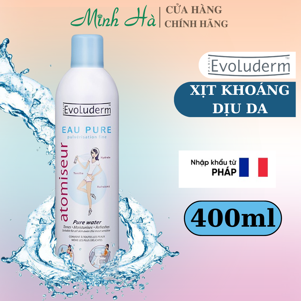 Xịt Khoáng Evoluderm Eau Pure