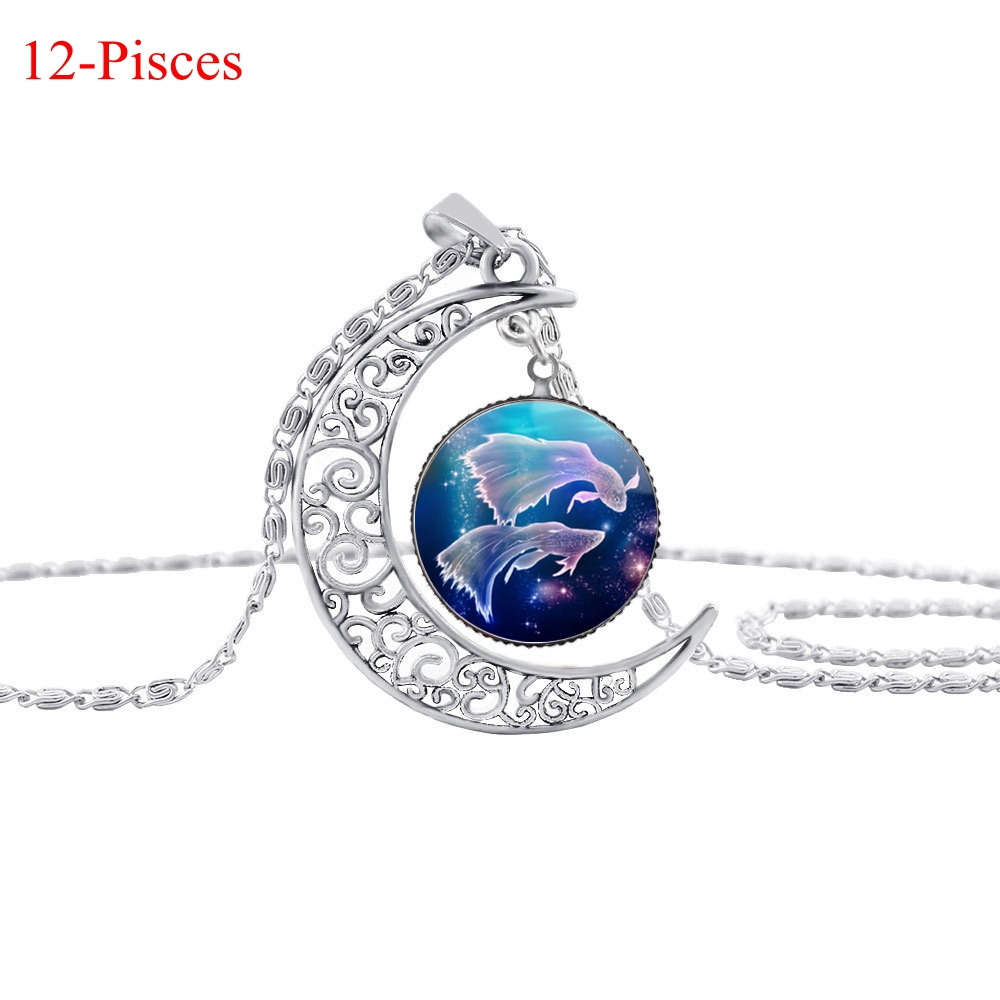 1 x Necklace 12 Zodiac Signs Glbody 