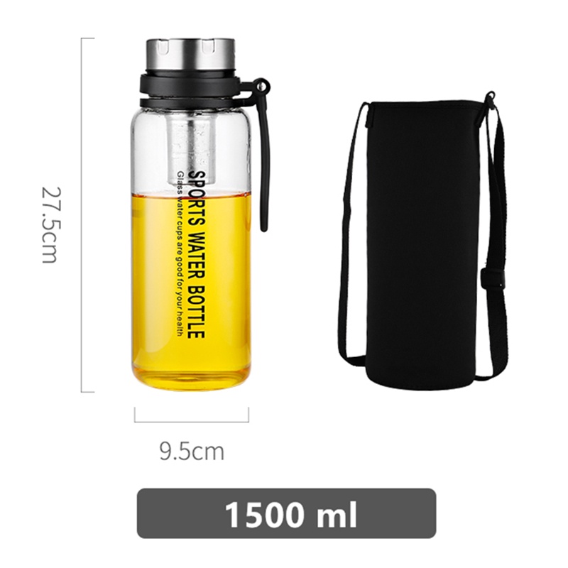 Bình nước thủy tinh dung tích 1000/1500ml