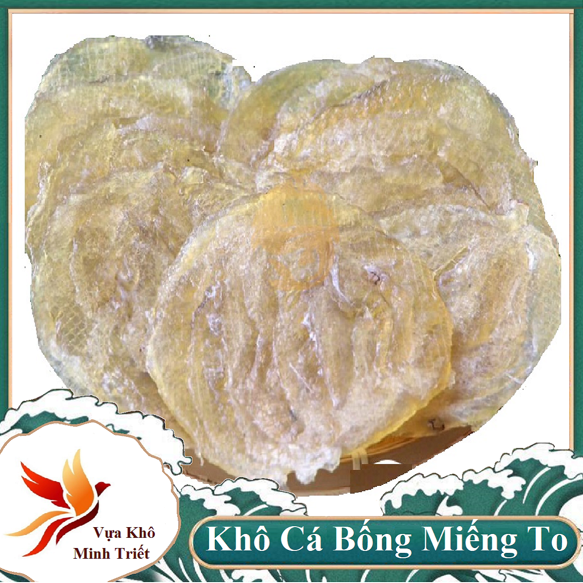 Khô Cá Bóng Lá Trầu  250gr Cá Bò Khô Đặc Sản Cà Mau Làm Quà- VỰA KHÔ MINH TRIẾT