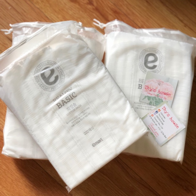 [HCM]Bông tẩy trang - cotton pad emart 222 miếng