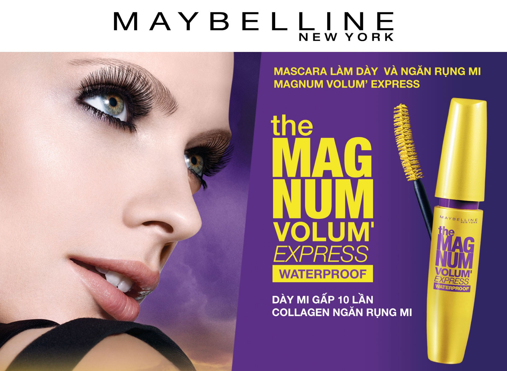 [HCM][Chính hãng] Mascara Làm Cong Và Dày Mi Maybelline Volum Express Hyper Curl - 9.2ml