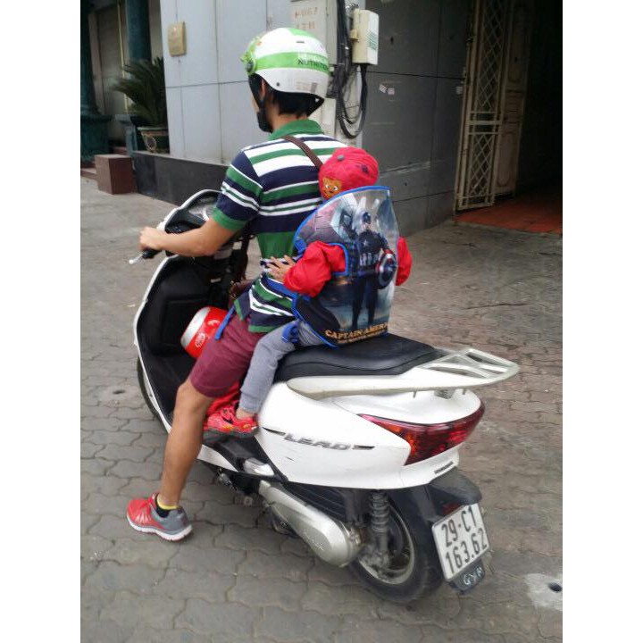 ⛔GIADUNGHOALONG⛔ Đai xe máy cho bé (LOẠI CÓ ĐỠ CỔ)