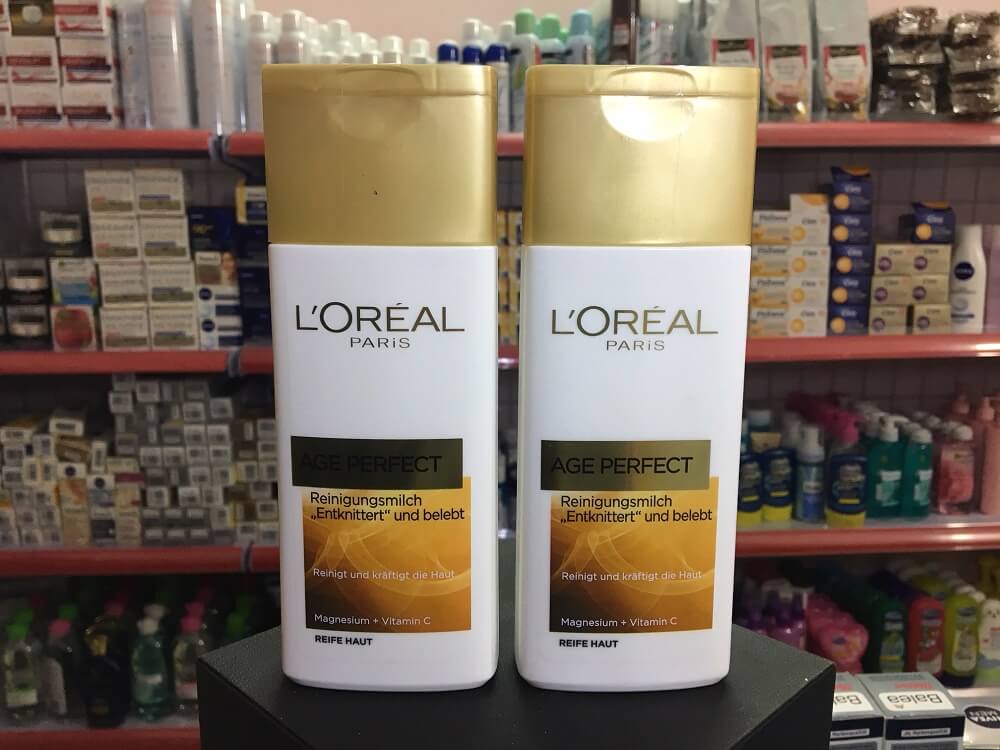 Sữa rửa mặt L'oreal Age Perfect Reinigungsmilch Căng mịn da