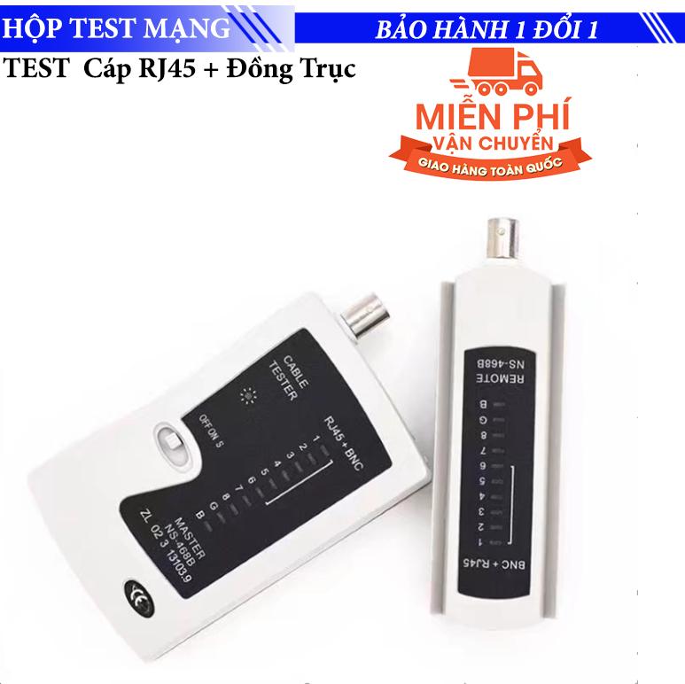 Thiết bị Test Mạng Đa Năng RJ45 Và Cáp Đồng Trục BNC