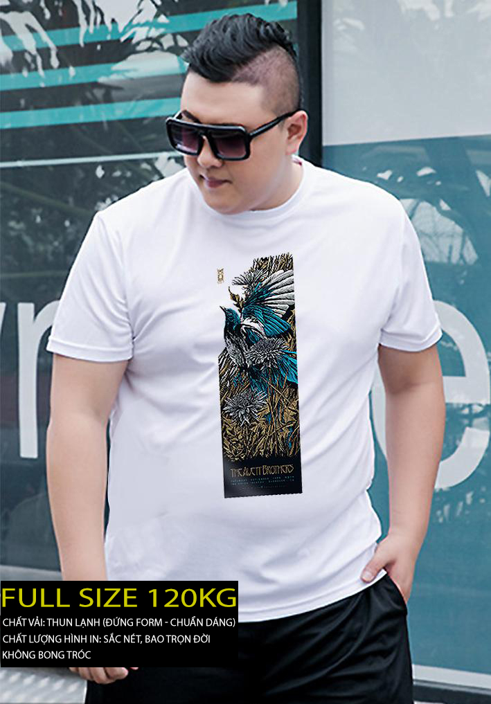 Men's T-shirt size S to 7XL