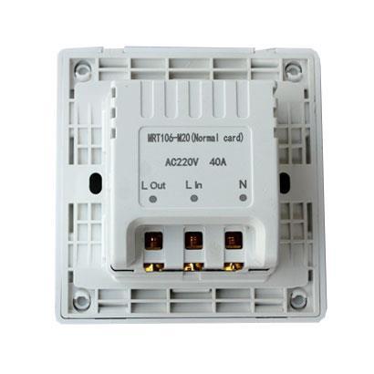 Công tắc thẻ khách sạn cao cấp 40A MRT-106 NM