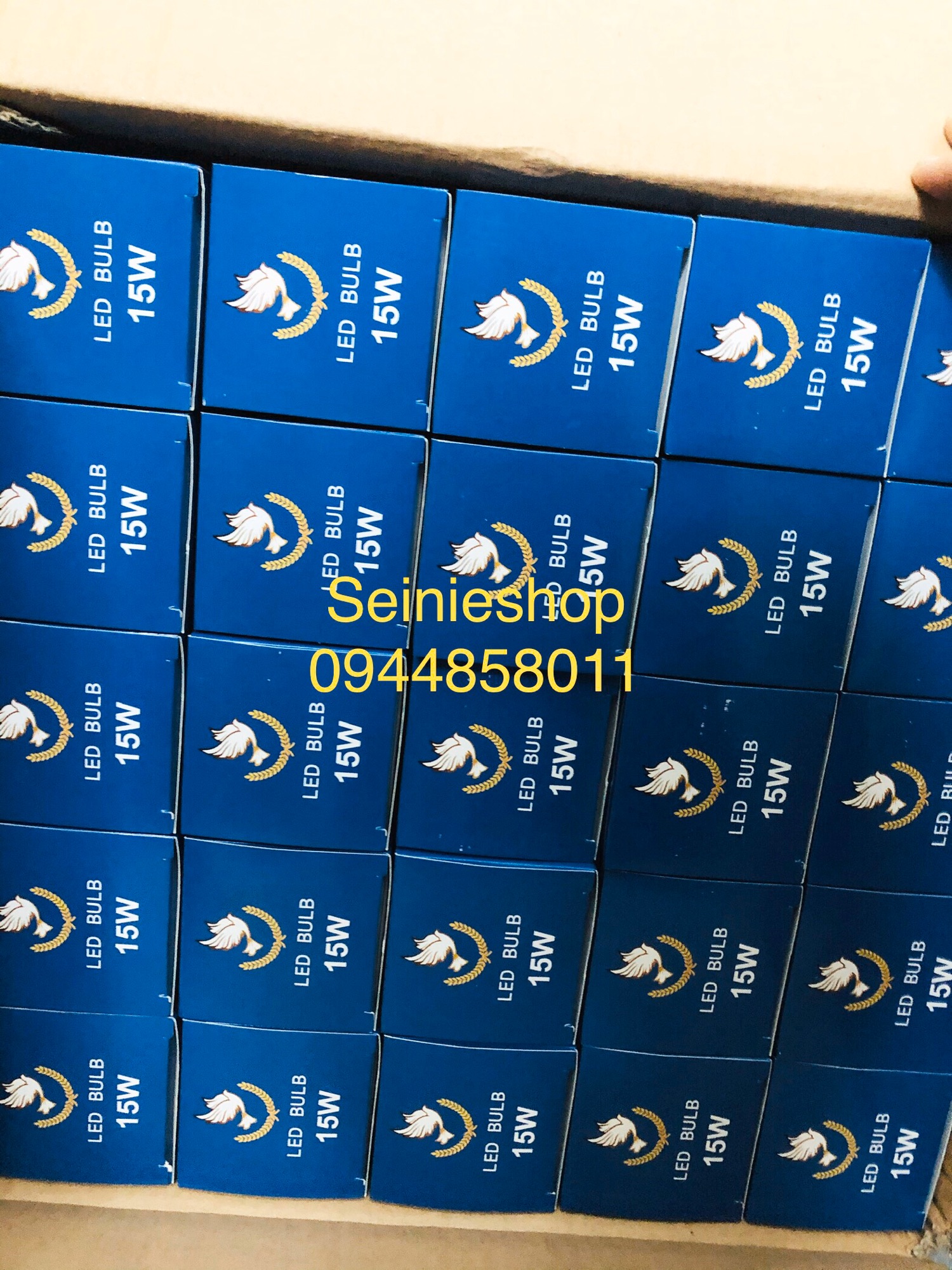 Bộ 3 bóng đèn led 15w siêu sáng