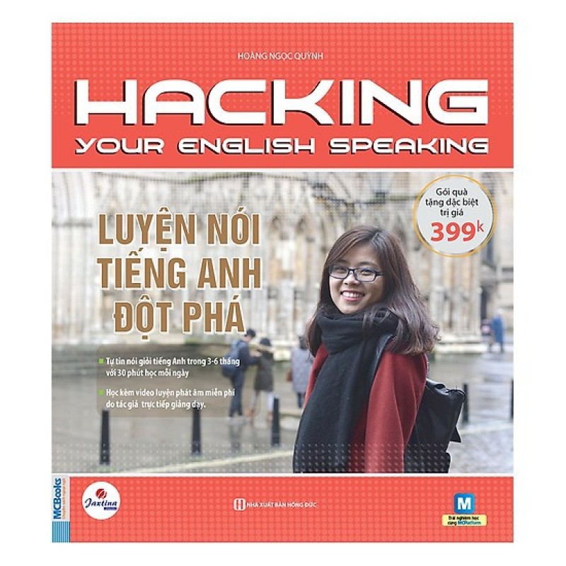 Sách - Hacking Your English Speaking - Luyện Nói Tiếng Anh Đột Phá (Dùng Kèm App) Tặng Kèm Bookmark