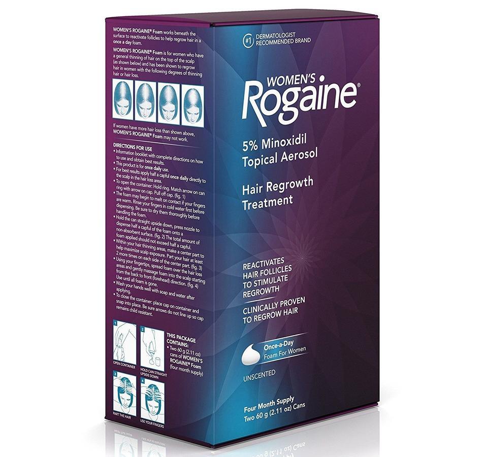 Bọt mọc tóc dành cho nữ Women's' Rogaine 5% Minoxidil Foam 60g - [Mỹ]