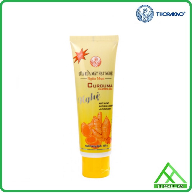 Sữa Rửa Mặt Hạt Nghệ Ngừa Mụn Thorakao 100ml
