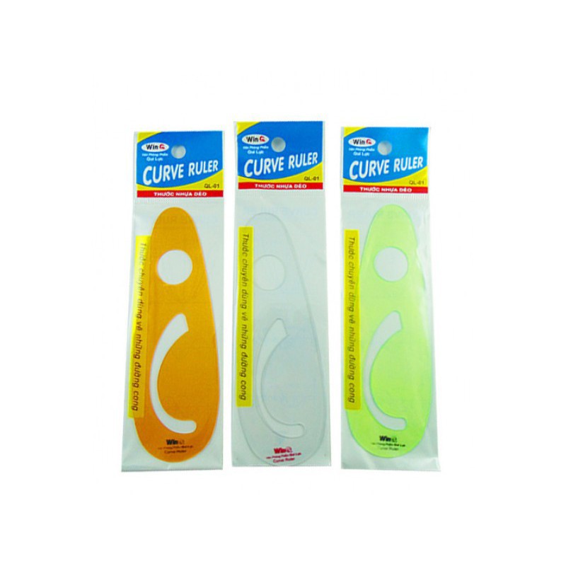 Combo 2 thước vẽ parabol ql01