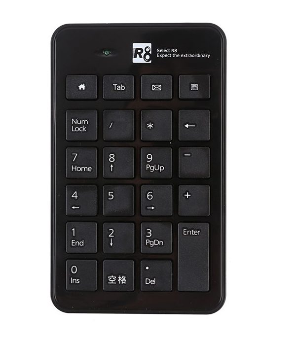 [HCM]BÀN PHÍM SỐ R8 1810 CỔNG USB