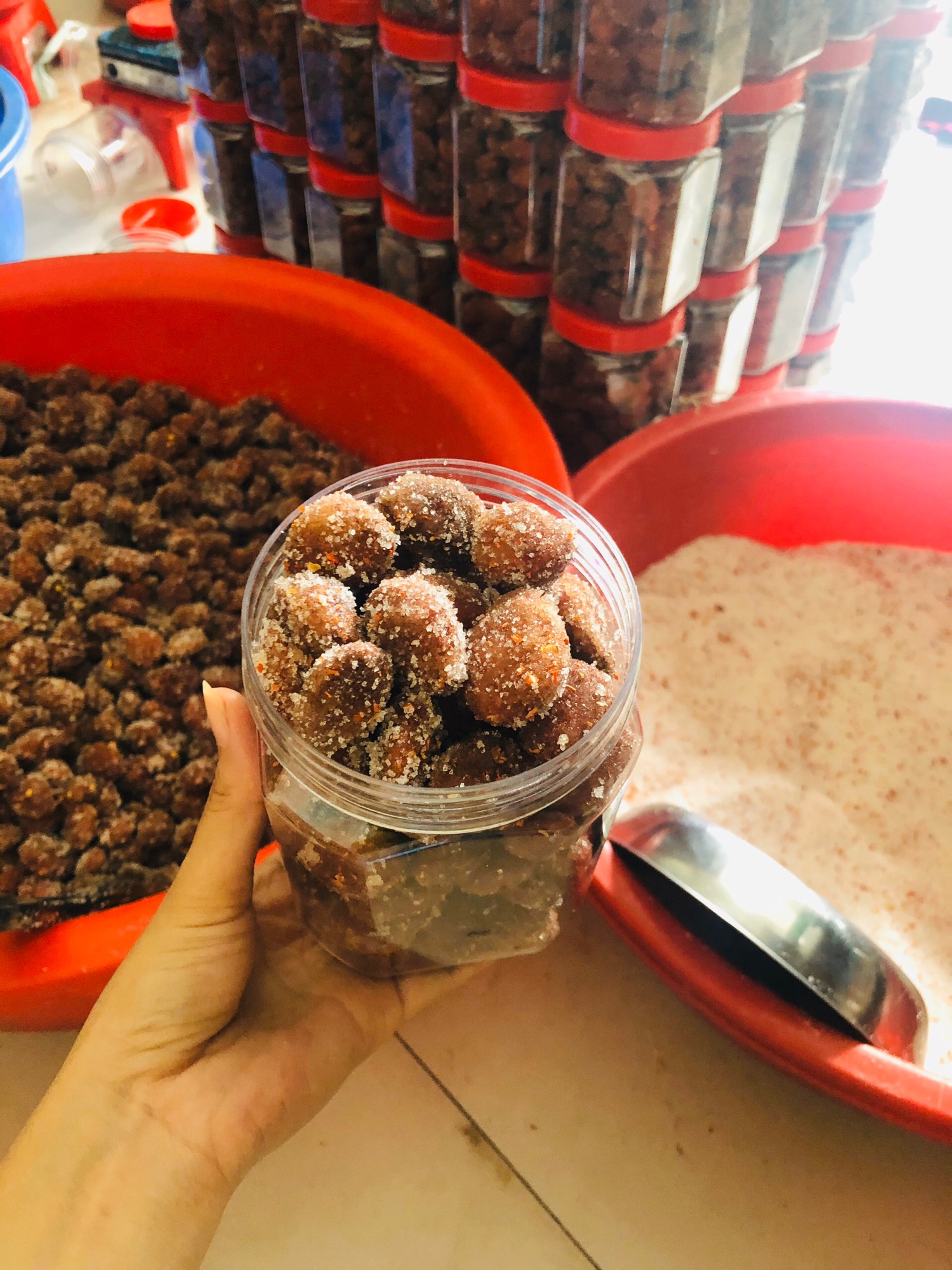 Say lắc muối ớt