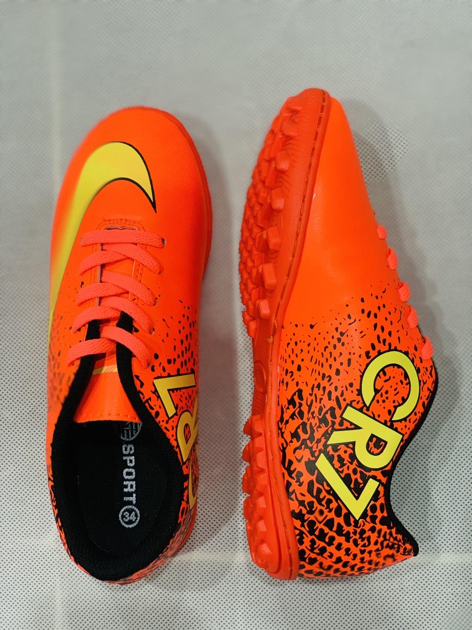 Giày đá bóng trẻ em ( may full đế ,34=38)