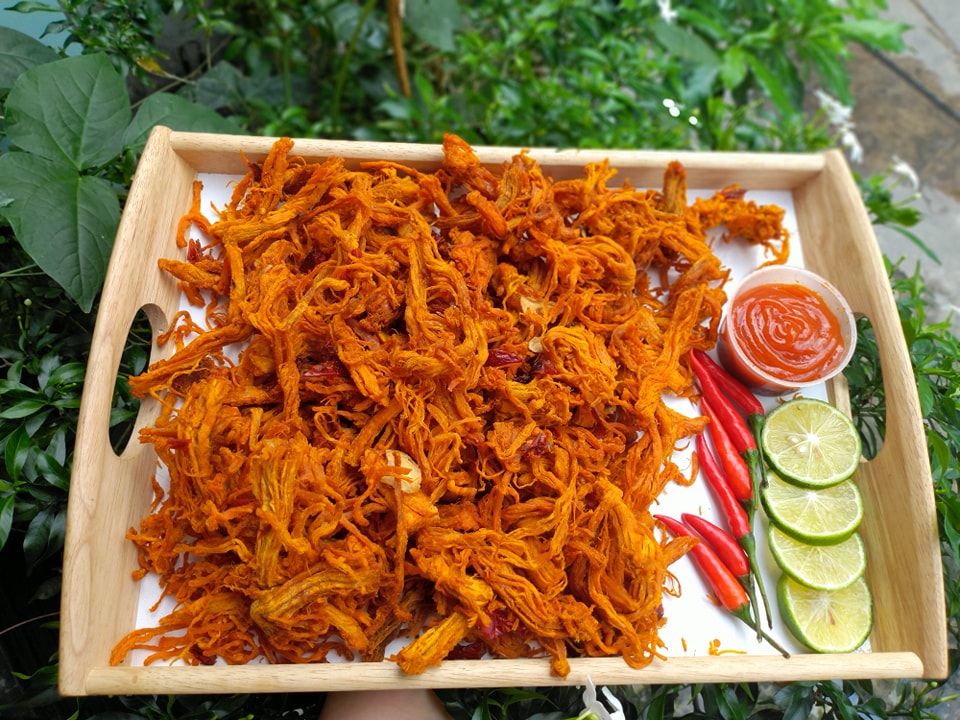 khô heo cháy tỏi đặc biệt 300g