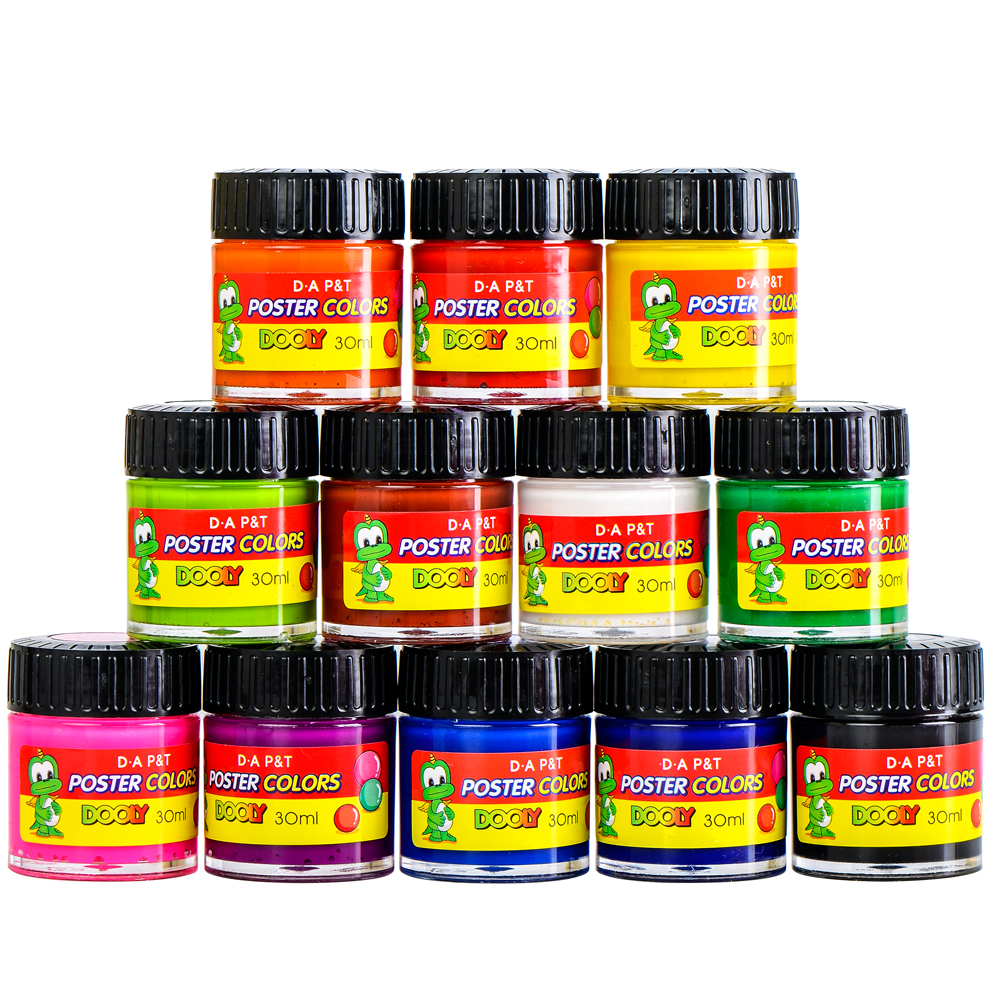 Màu Vẽ Hàn Quốc D.A P&T 30ml 12 Colors