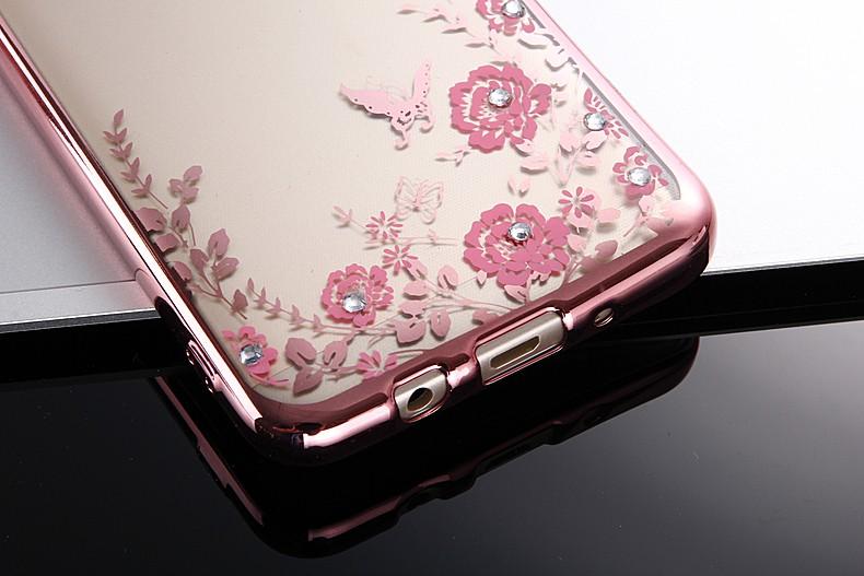 Ốp lưng Samsung Galaxy A7 2017 / A720 hoa hồng đính đá