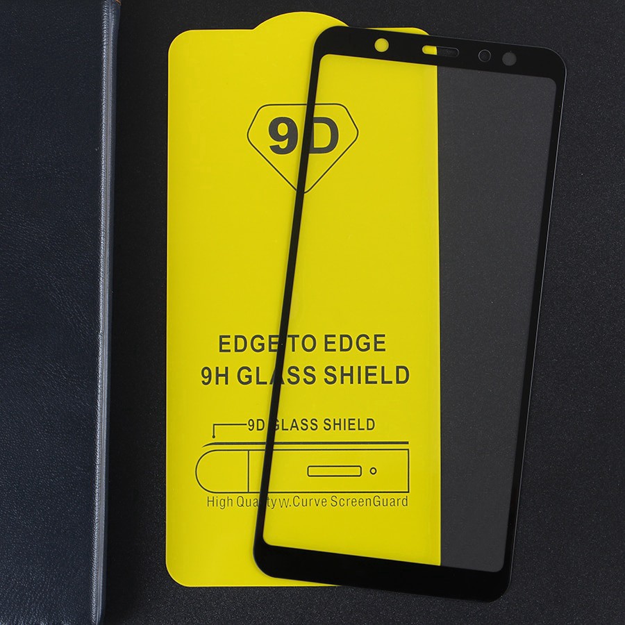 combo 2 kính cường lực cong 9D cho Samsung Galaxy A6 Plus 2018