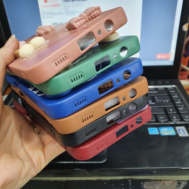 Ốp lưng Samsung A12 dẻo hình nổi kute