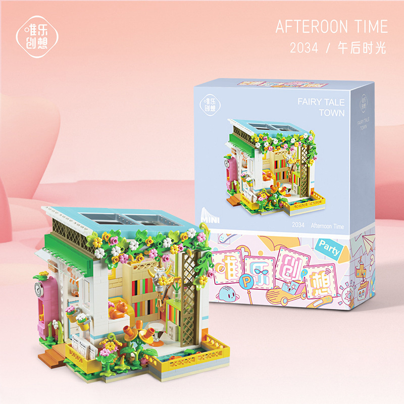 MÔ HÌNH LẮP RÁP NHÀTHỊ TRẤN CỔ TÍCH ( FAIRY TALE TOWN)