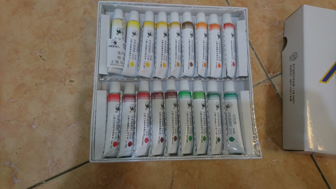 MÀU NƯỚC MARIE'S 12-18 -24-36 Màu