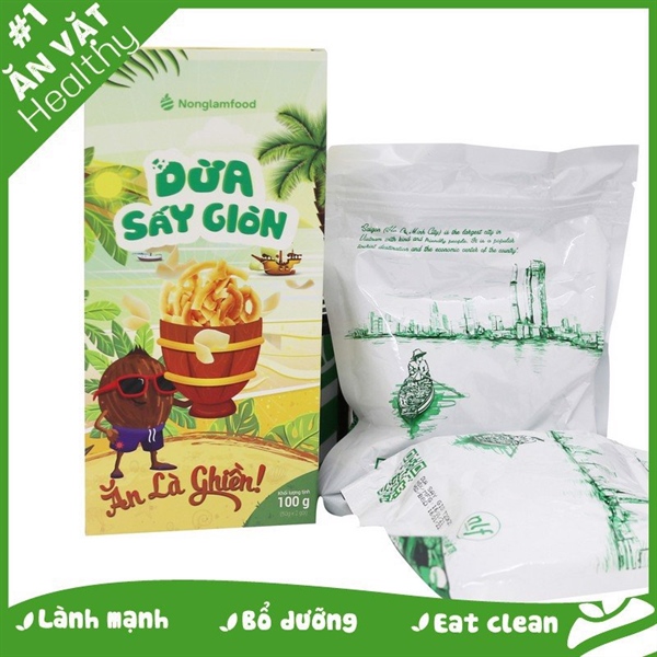 Dừa sấy giòn 100g