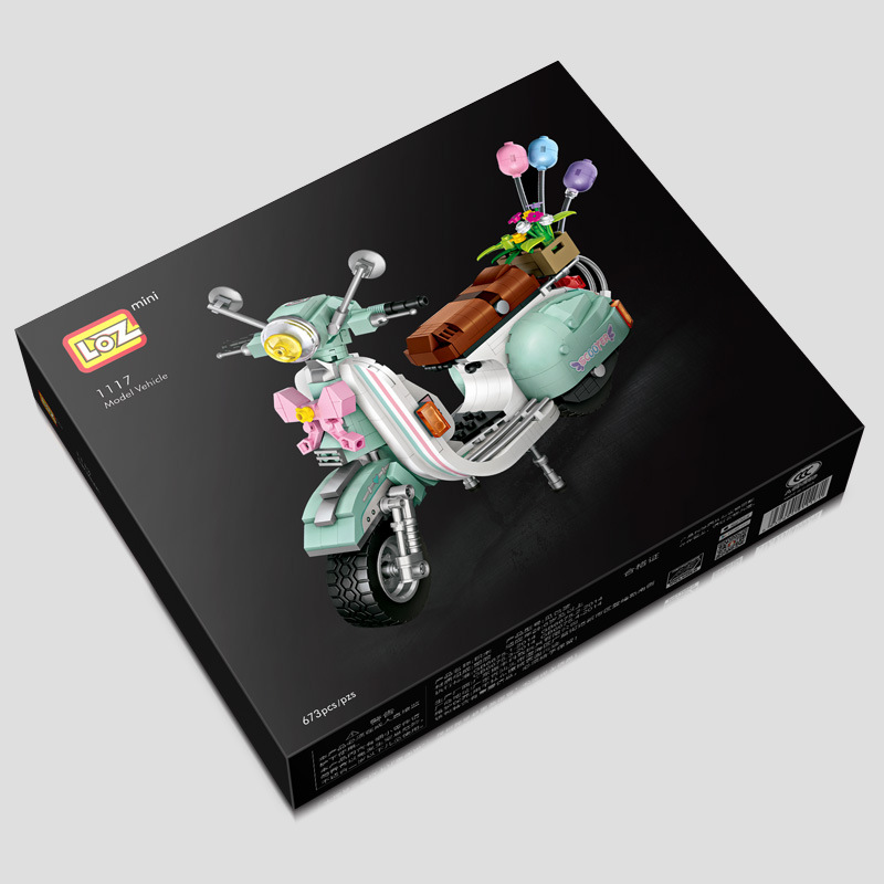 Đồ chơi lắp ghép LOZ  mini mô hình Scooter
