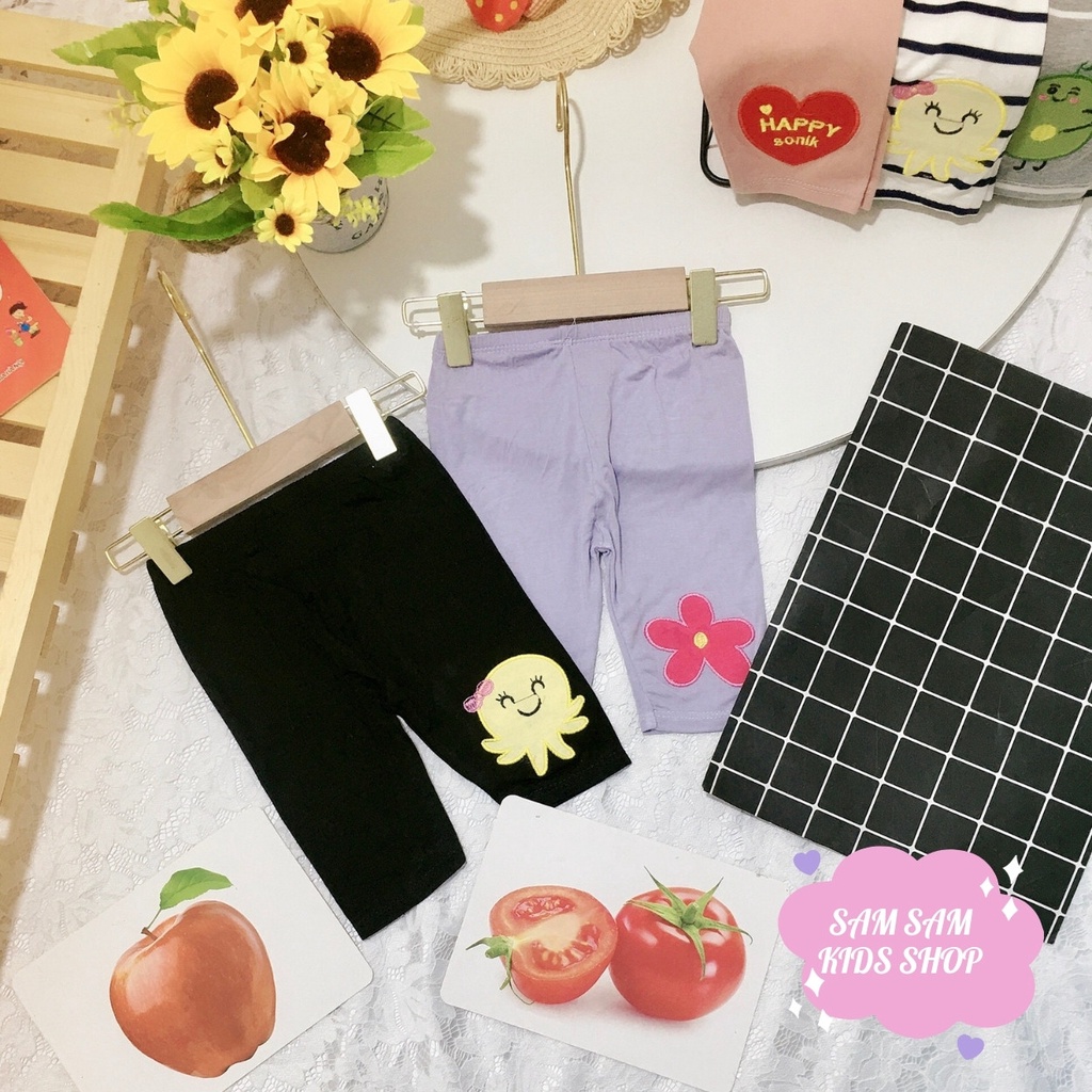 Quần legging lửng cho bé size từ 8-18kg