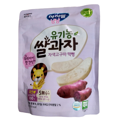 Bánh gạo hữu cơ ăn dặm Ildong Hàn Quốc