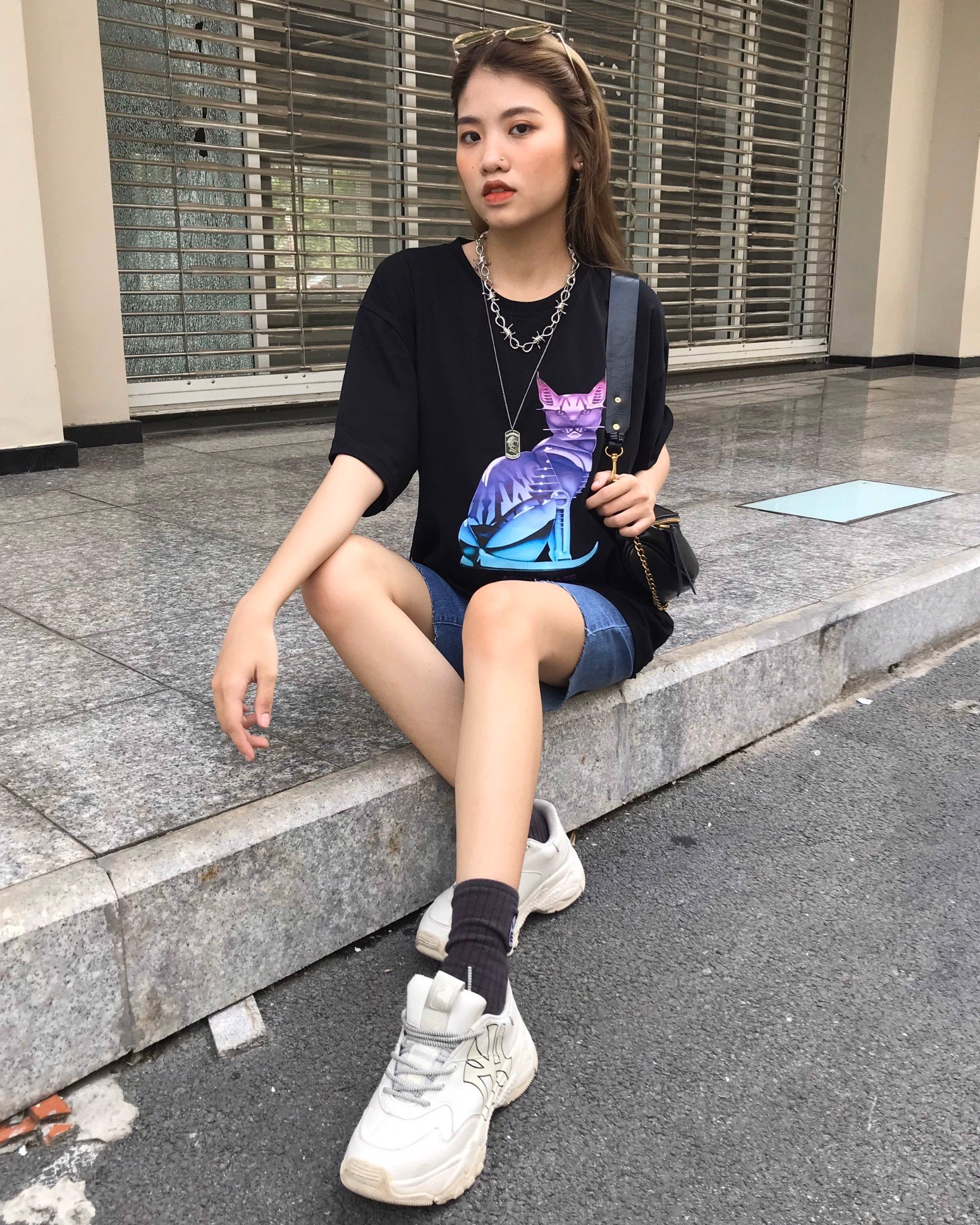 PARADOX Áo thun tay ngắn ARISIA CATS TEE