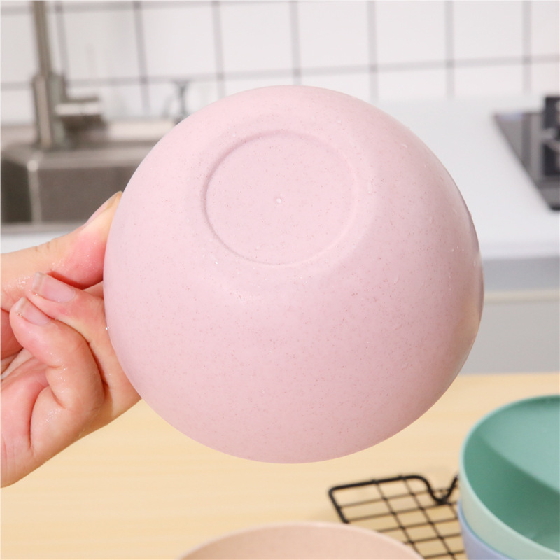 Chén lúa mạch - Chén ăn cơm nhựa lúa mạch đựng thức ăn đẹp - Chén ăn dặm lúa mạch cho bé, an toàn