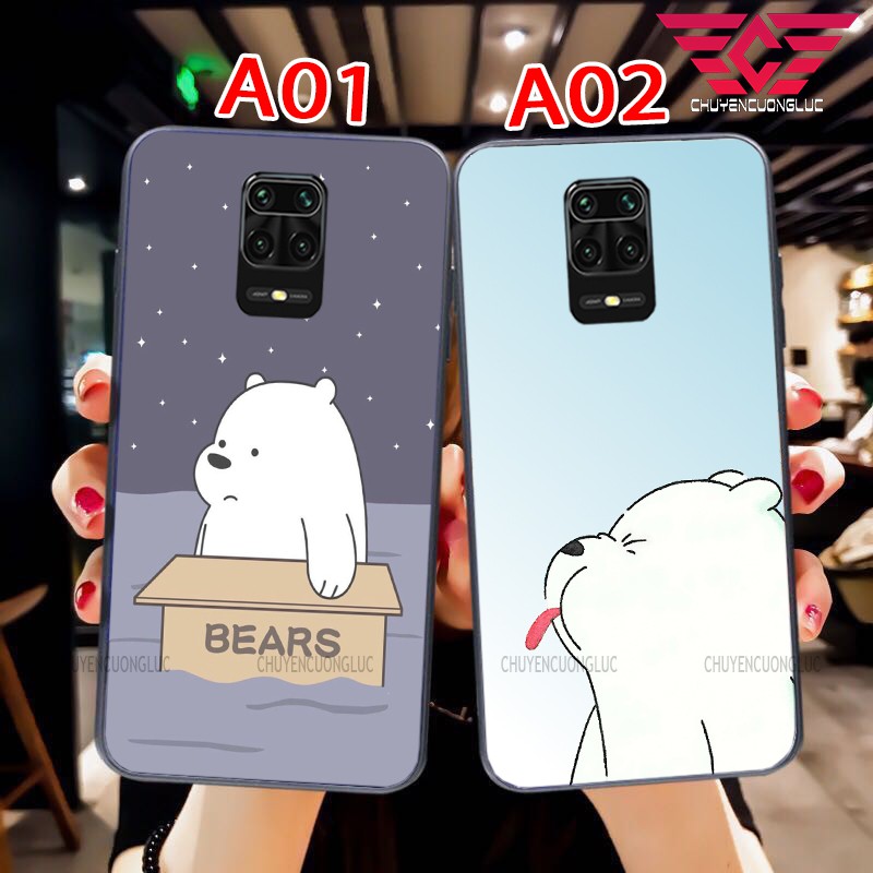 Ốp lưng xiaomi redmi note 9s/ note 9 pro/ note 9 pro max in hình gấu siêu dễ thương