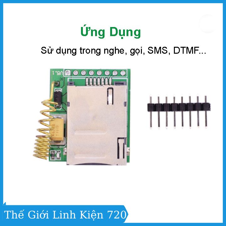 Module sim 900A mini tích hợp khe sim