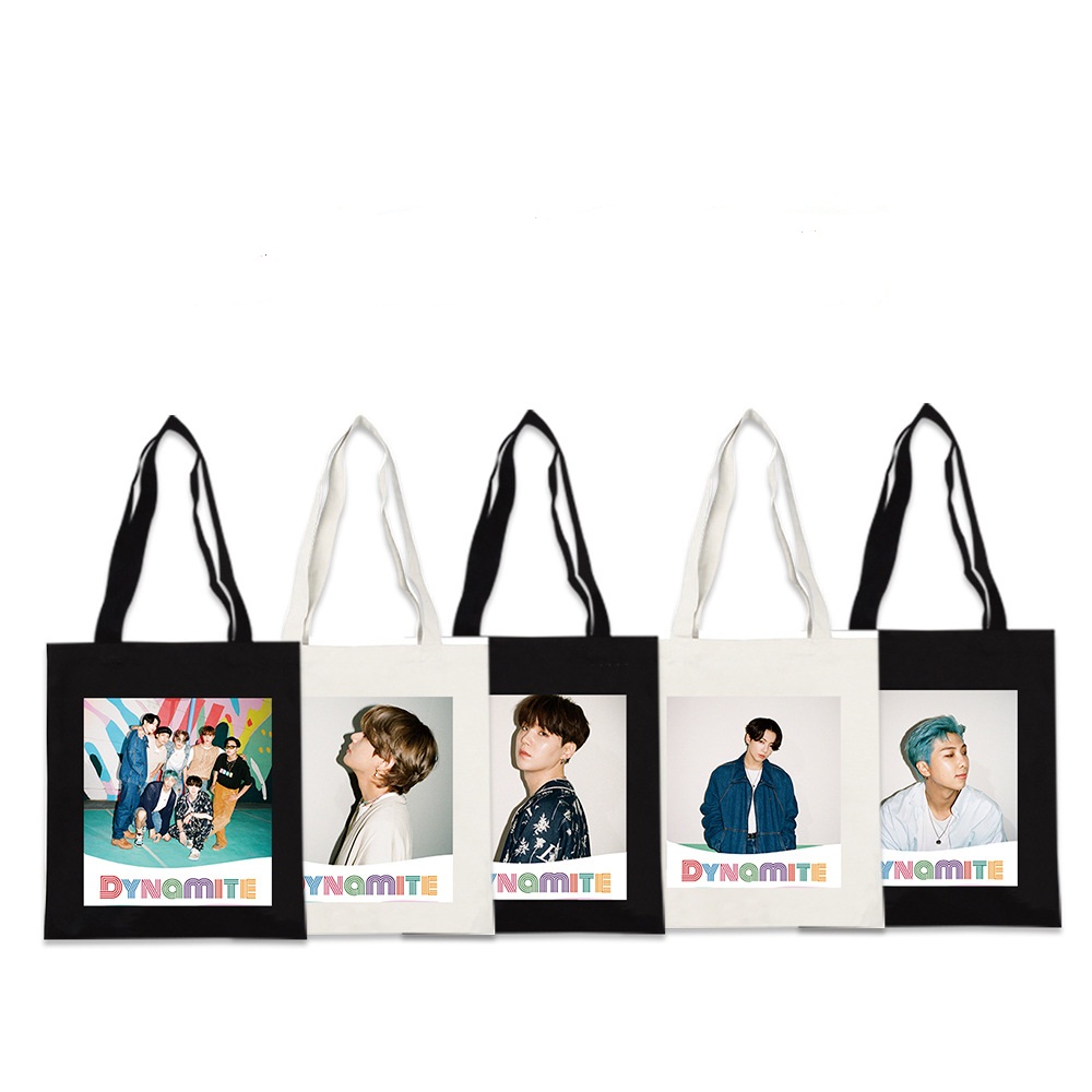 Túi tote vải nữ đeo vai thời trang BTS