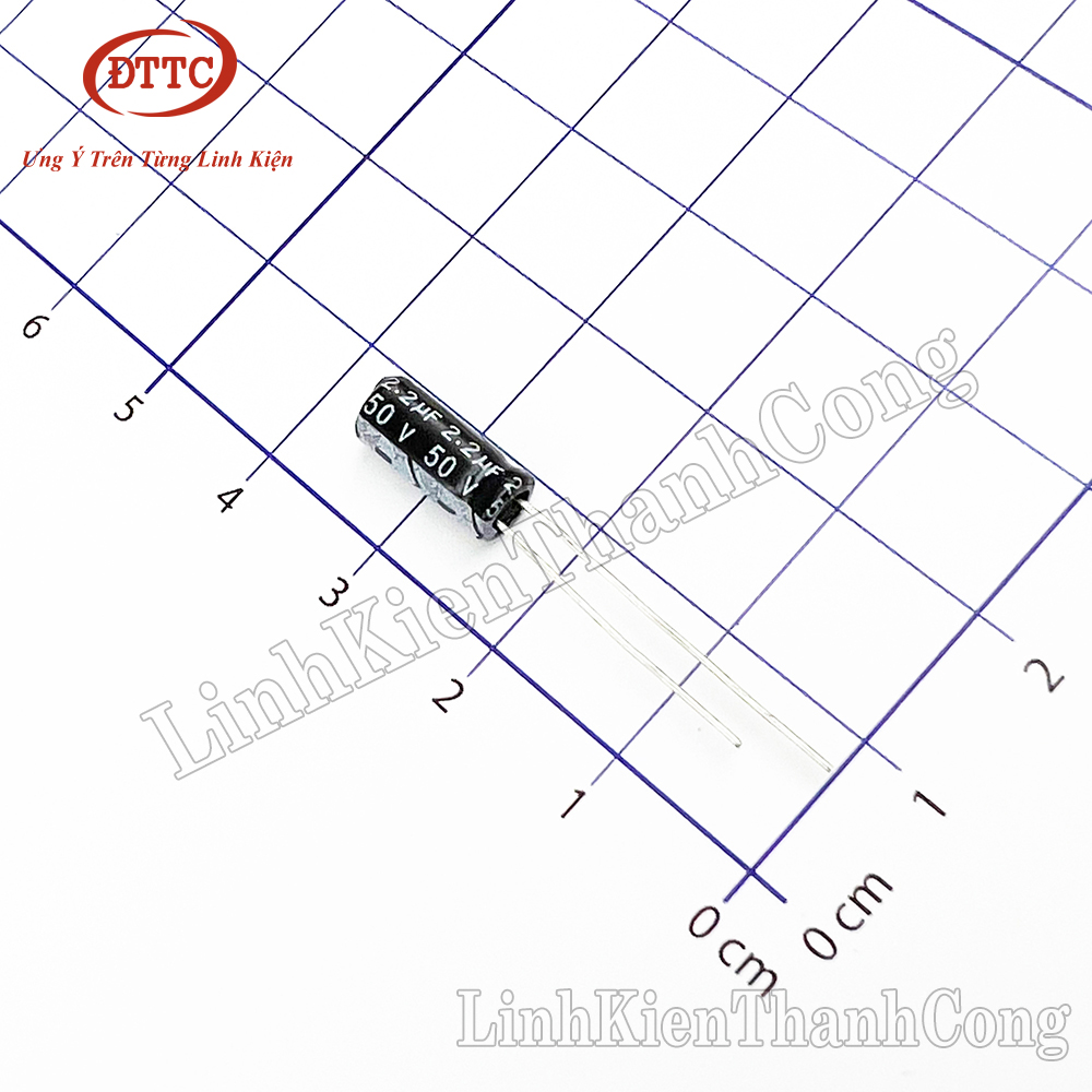 Bộ 5 chiếc tụ hóa 2.2uf 50v