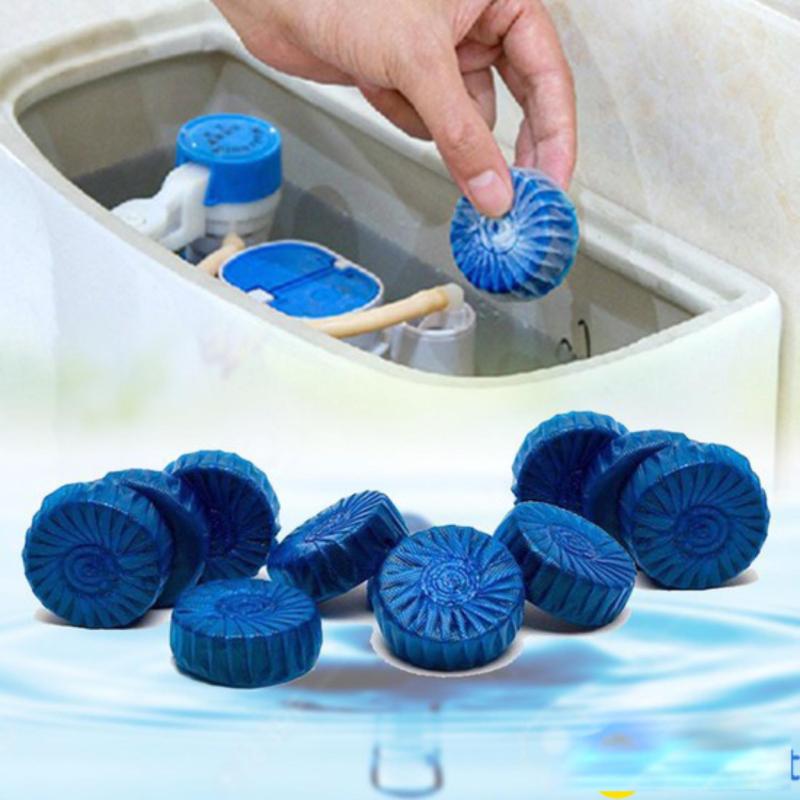 [HIỆU QUẢ TỨC THÌ] Bộ 10 viên tẩy vệ sinh bồn cầu - Viên thả bồn cầu tẩy sạch Diệt khuẩn vết bẩn ở toilet Nhật Bản