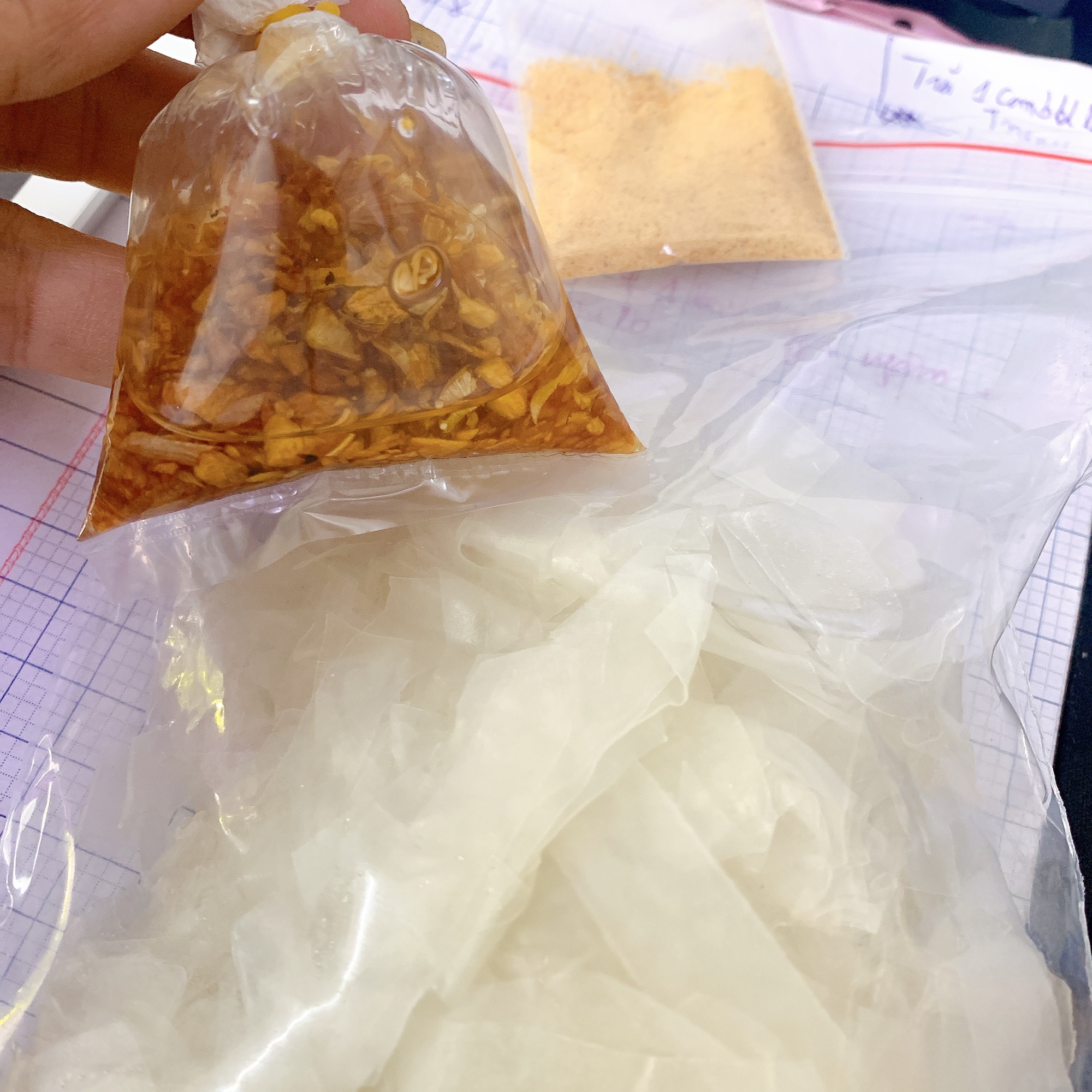 Combol 5b Bánh tráng tỏi phi dầu