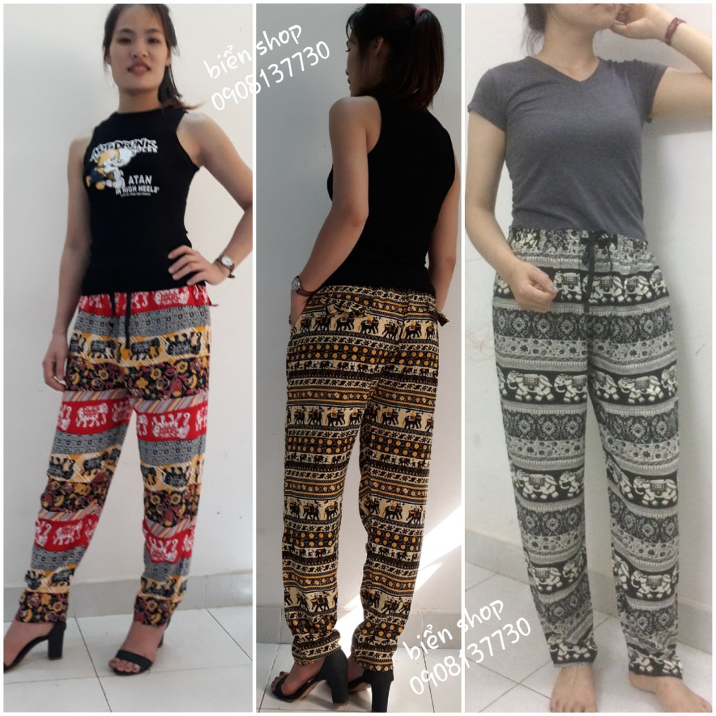 Quần Lanh Thổ Cẩm Form Suông