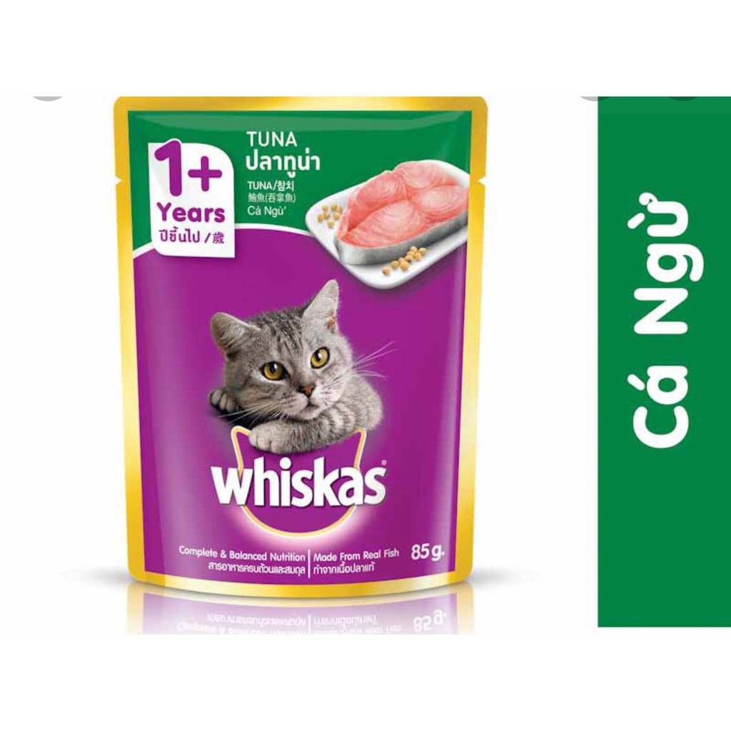 Pate mèo - pate Whiskas đủ vị - 85g/gói