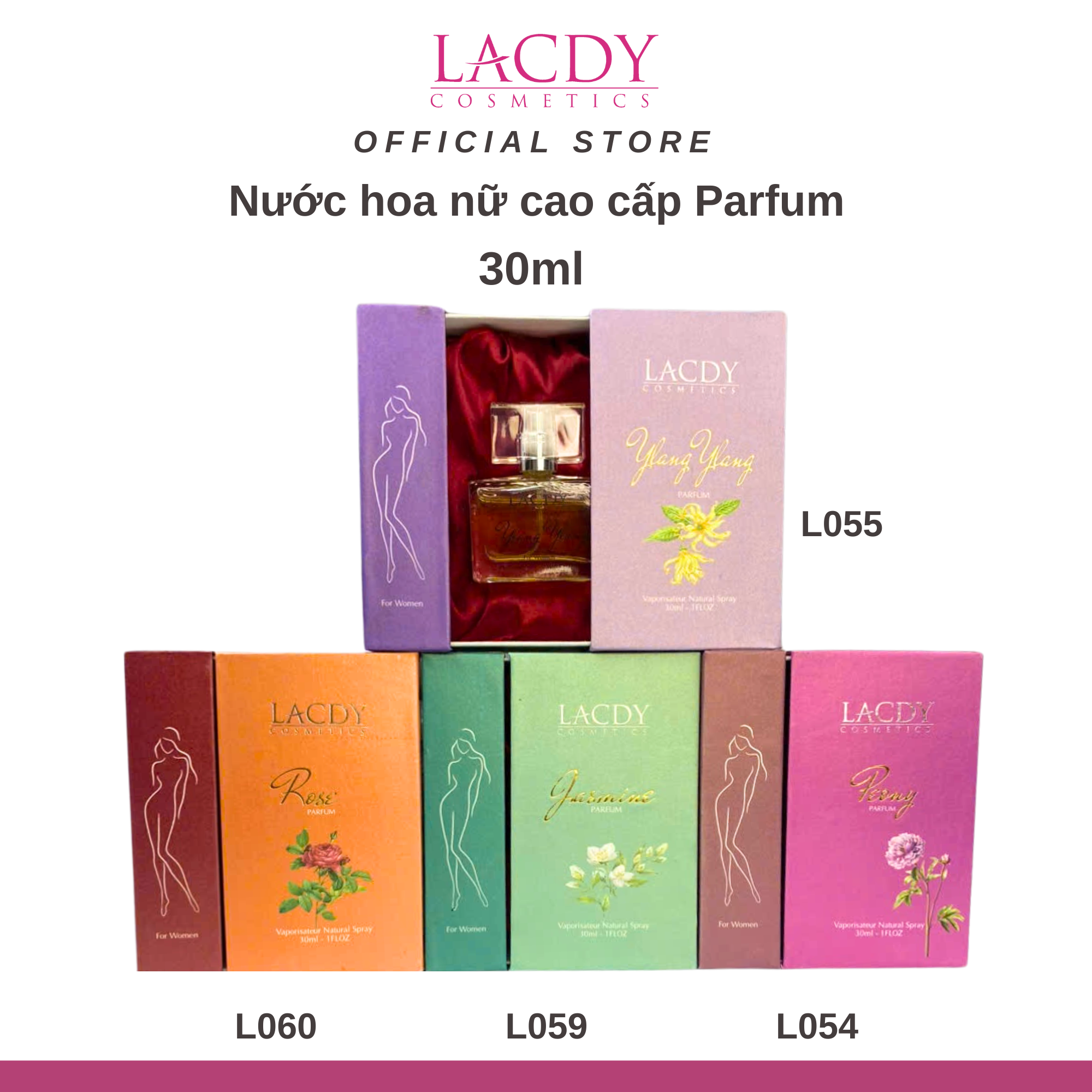 059 – JASMINE – Nước hoa nữ hương Hoa Lài (30ml)