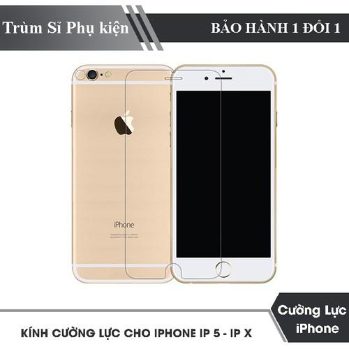 KÍNH CƯỜNG LỰC  CHO TẤT CẢ CÁC DÒNG IPHONE TỪ IPHONE 5 - IPHONE XS MAX 2D - TRONG GIÁ RẺ KỊCH SÀN