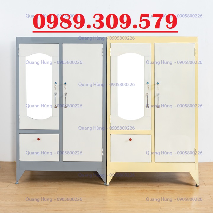 [HCM]TỦ SẮT QUẦN ÁO 2 CÁNH  HCM