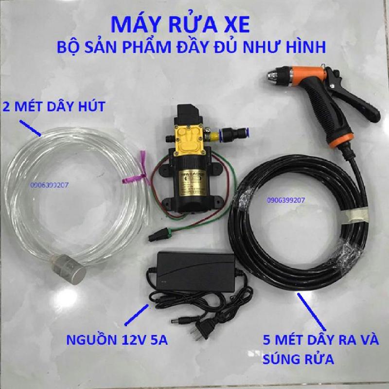 MÁY RỬA XE MINI 12V Chất Liệu Máy Nhựa Tổng Hợp Cao Cấp Kích Thước Nhỏ Gọn Có Thể Mang Theo Xe Vô Cùng Tiện Lợi Xuất xứ Đài Loan