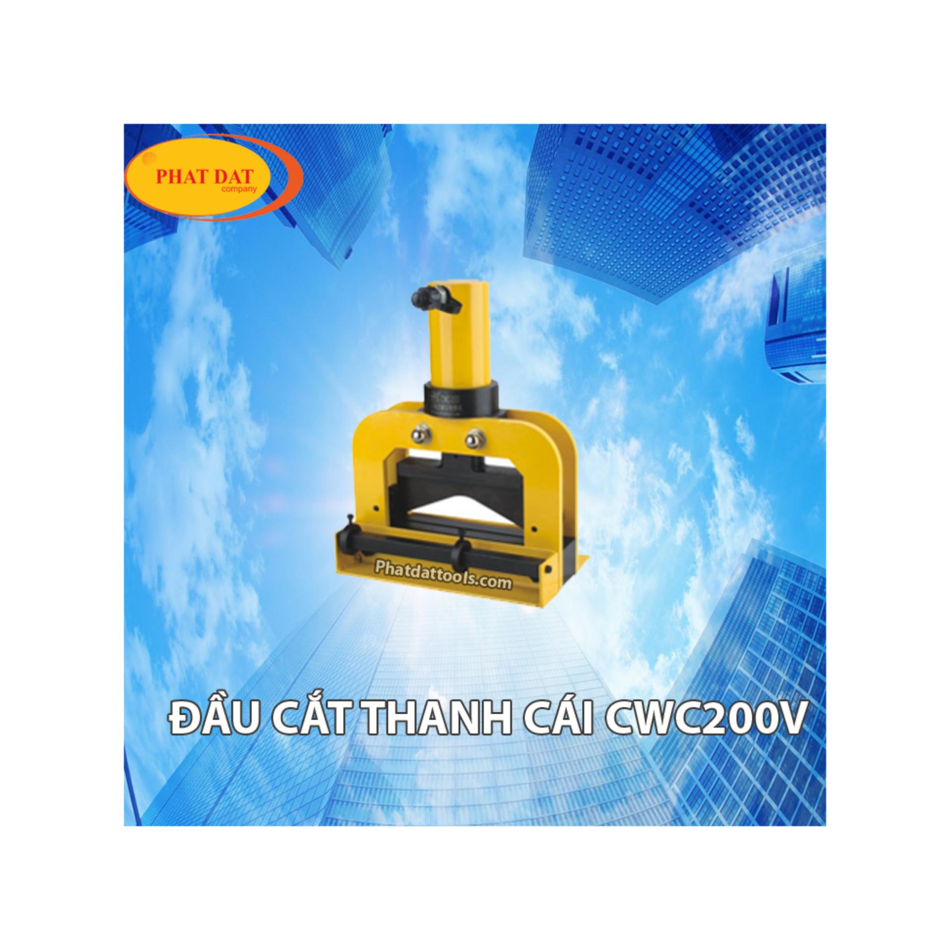 [Trả góp 0%]Máy cắt thanh đồng thủy lực CWC200