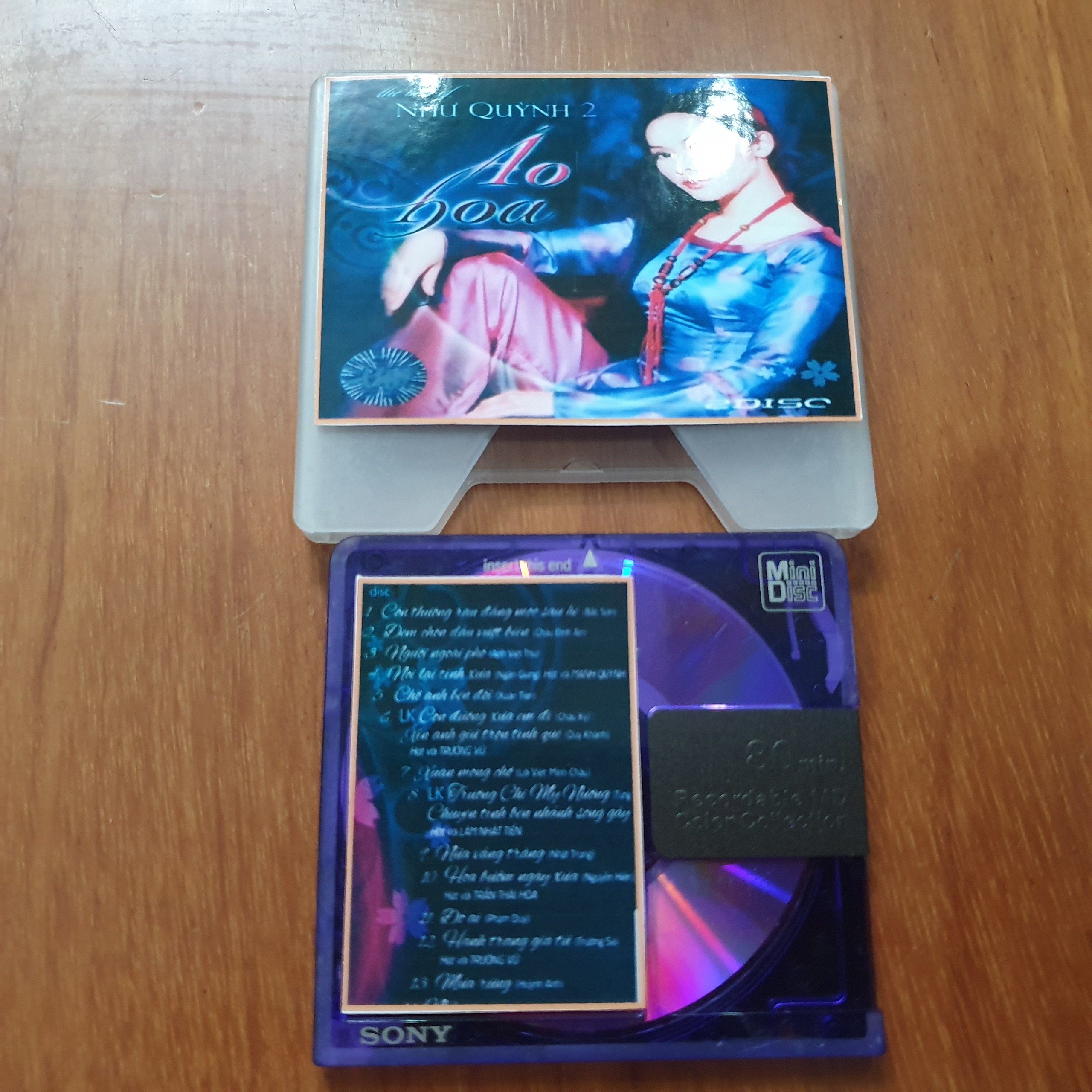 [HCM]COMBO 2 ĐĨA MD MINIDISC NHƯ QUỲNH ÁO HOA