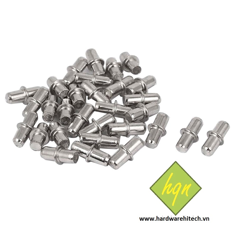 (Túi 50 con) Chốt Sắt đỡ kệ 5mm / Chốt đợt 5x17/ Trục sắt đỡ kệ 5 ly